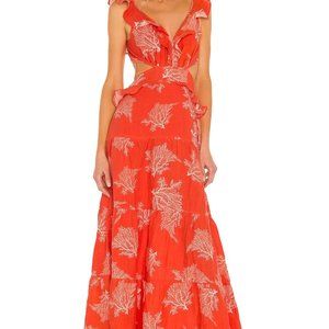 Marigot Print Maxi Dress Karina Grimaldi - M